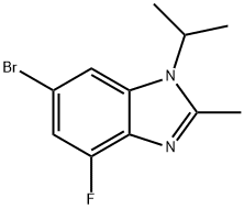 6-brom-4-fluor-1-isopropyl-2-metyl-lH-benso[d]imidazol
