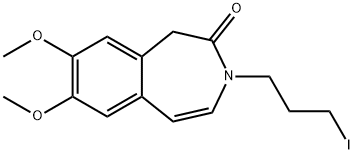 7,8-dimetoxi-3-(3-jodpropyl)-1,3-dihydro-2H-3-bensazepin-2-on