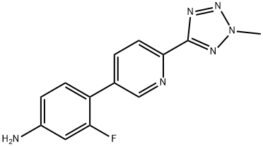 Bensenamin, 3-fluor-4-[6-(2-metyl-2H-tetrazol-5-yl)-3-pyridinyl]-