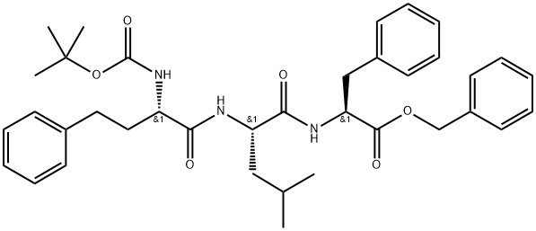 bensyl ((S)-2-((tert-butoxikarbonyl)aMino)-4-fenylbutanoyl)-L-leucyl-L-fenylalaninat