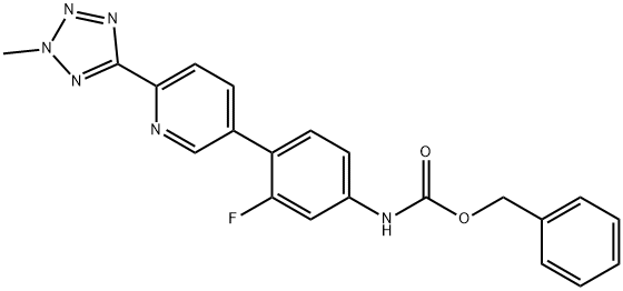 KarbaMinsyra, N-[3-fluor-4-[6-(2-Metyl-2H-tetrazol-5-yl)-3-pyridinyl]fenyl]-, fenylMetylester