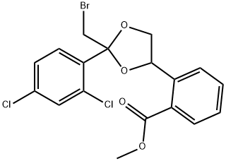 cis-2-(brommetyl)-2-(2,4-diklorfenyl)-1,3-dioxolan-4-ylmetylbensoat