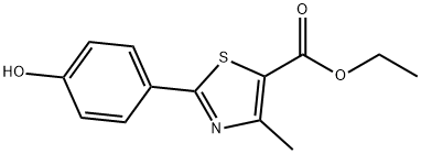 etyl-2-(4-hydroxifenyl)-4-metyltiazol-5-karboxylat