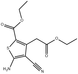 Etyl-5-amino-4-cyano-3-(2-etoxi-2-oxoetyl)tiofen-2-karboxylat