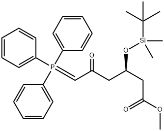Metyl (3R)-3-(tert-butyldimetylsilyloxi)-5-oxo-6-trifenylfosforanylidenhexanoat