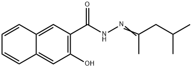 N'-(1,3-dimetylbutyliden)-3-hydroxi-2-naftohydrazid