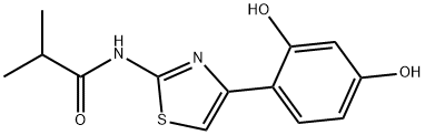 N-[4-(2,4-dihydroxifenyl)-1,3-tiazol-2-yl]-2-metylpropanamid