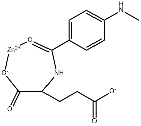 N-[4-(metylamino)bensoyl]-L-glutaminsyra zinksalt