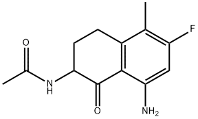 N-(8-amino-6-fluor-5-metyl-1-oxo-1,2,3,4-tetrahydronaftalen-2-yl)acetamid