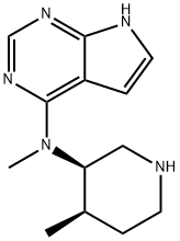 N-metyl-N-((3R,4R)-4-metylpiperidin-3-yl)-7H-pyrrolo[2,3-d]pyrimidin-4-amin