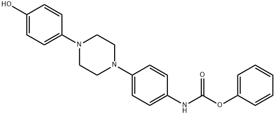 Fenyl {4-[4-(4-hydroxifenyl)piperazin-1-yl]fenyl}karbamat
