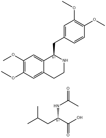 R-tetrahydropapaverin N-acetyl-L-leucinat
