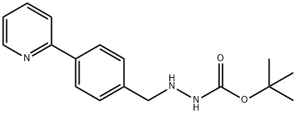 tert-butyl 2-(4-(pyridin-2-yl)bensyl)hydrazinkarboxylat