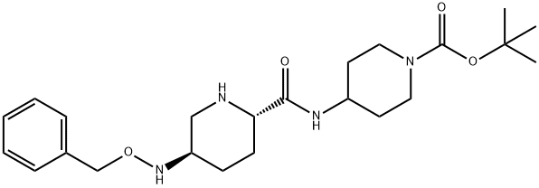 tert-butyl 4-((2S,5R)-5-(bensyloxiamino)piperidin-2-karboxamido)piperidin-1-karboxylat 4-metylbensensulfonat